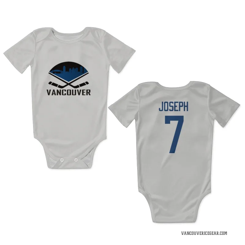 Pierre-Olivier Joseph  White Vancouver Canucks  Newborn & Infant Bodysuit