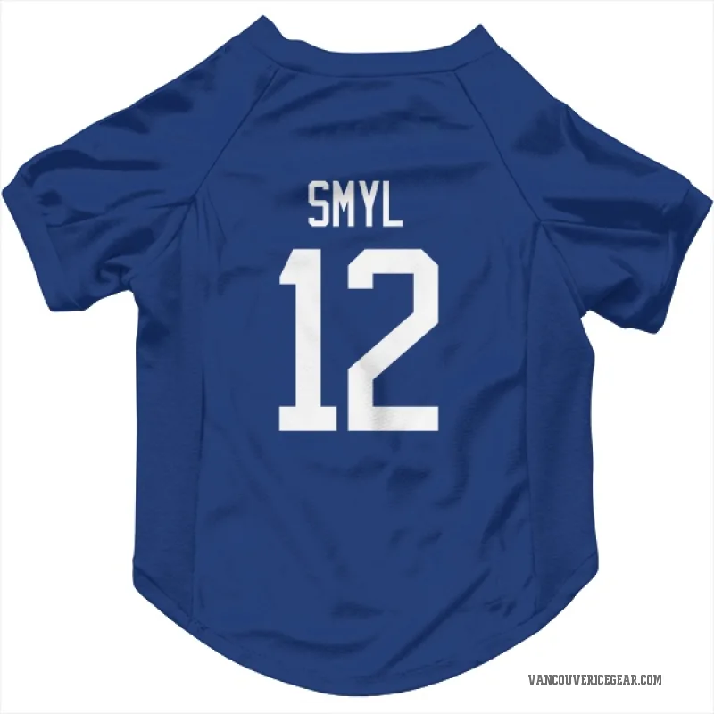 Stan Smyl  Blue Vancouver Canucks  Cat & Dog Pet Jersey