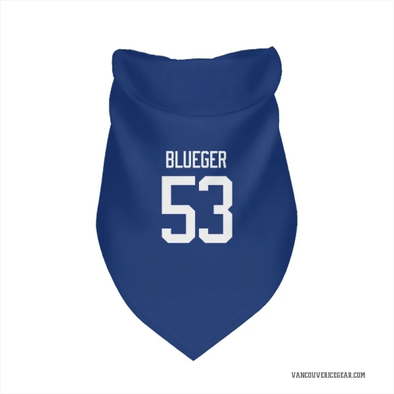 Teddy Blueger  Blue Vancouver Canucks  Cat & Dog Pet Bandana