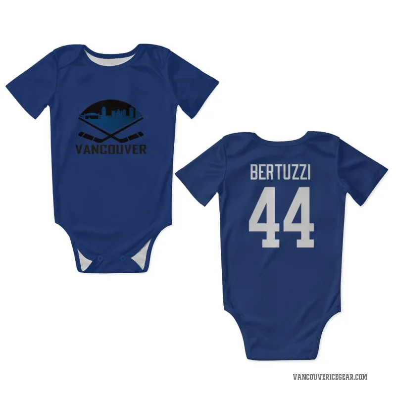 Todd Bertuzzi  Blue Vancouver Canucks  Newborn & Infant Bodysuit