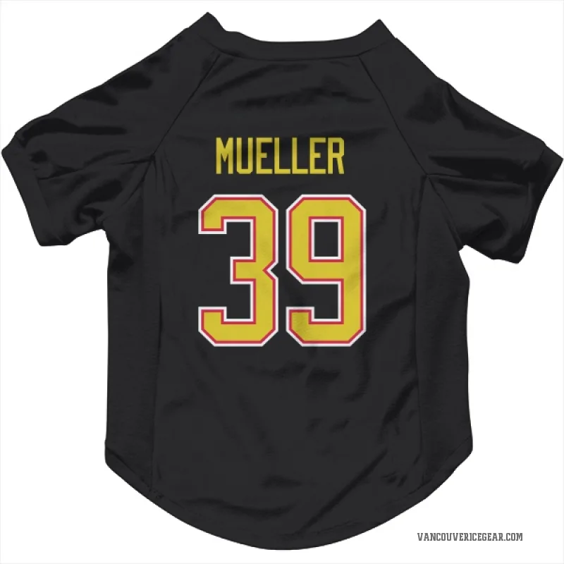 Ty Mueller  Black Vancouver Canucks  Cat & Dog Pet Jersey