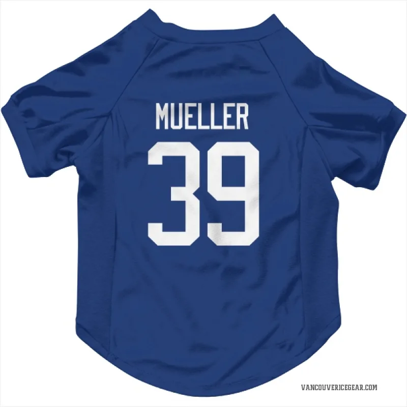 Ty Mueller  Blue Vancouver Canucks  Cat & Dog Pet Jersey