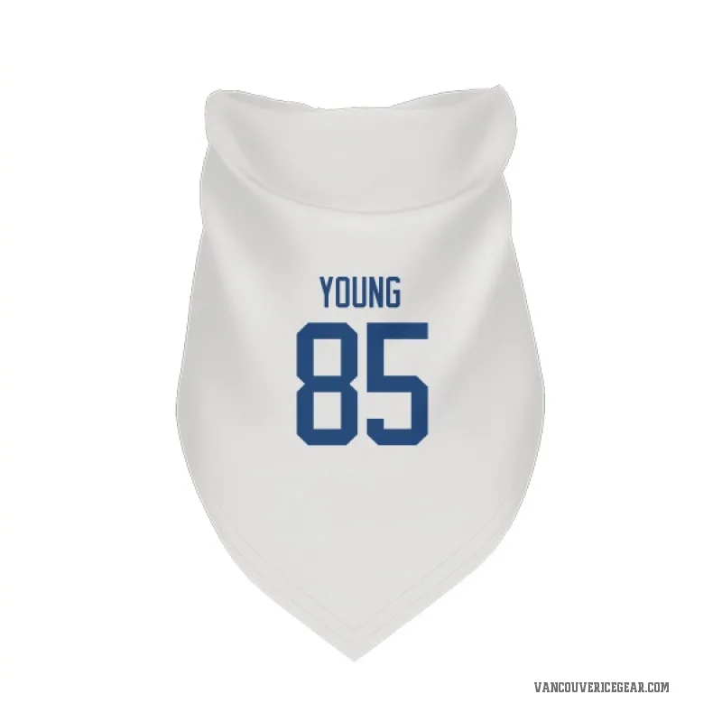 Ty Young  White Vancouver Canucks  Cat & Dog Pet Bandana