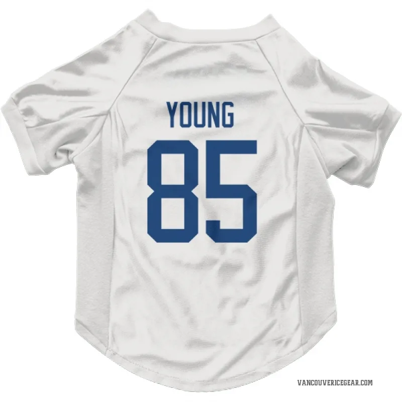 Ty Young  White Vancouver Canucks  Cat & Dog Pet Jersey