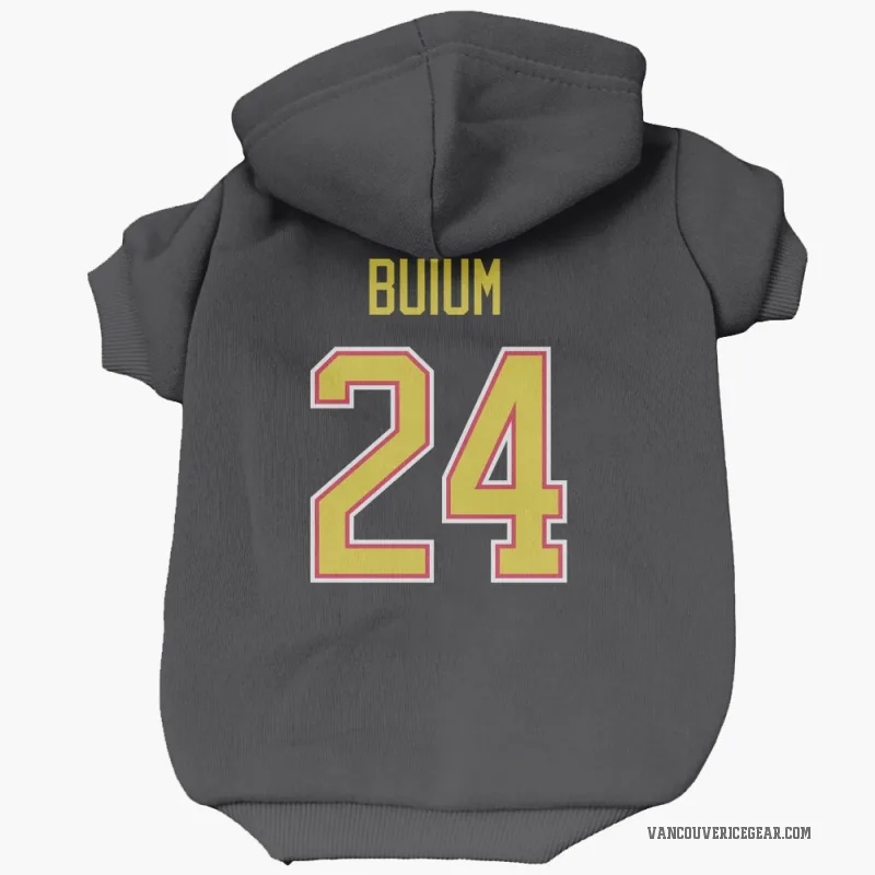 Zeev Buium  Black Vancouver Canucks  Cat & Dog Pet Hoodie