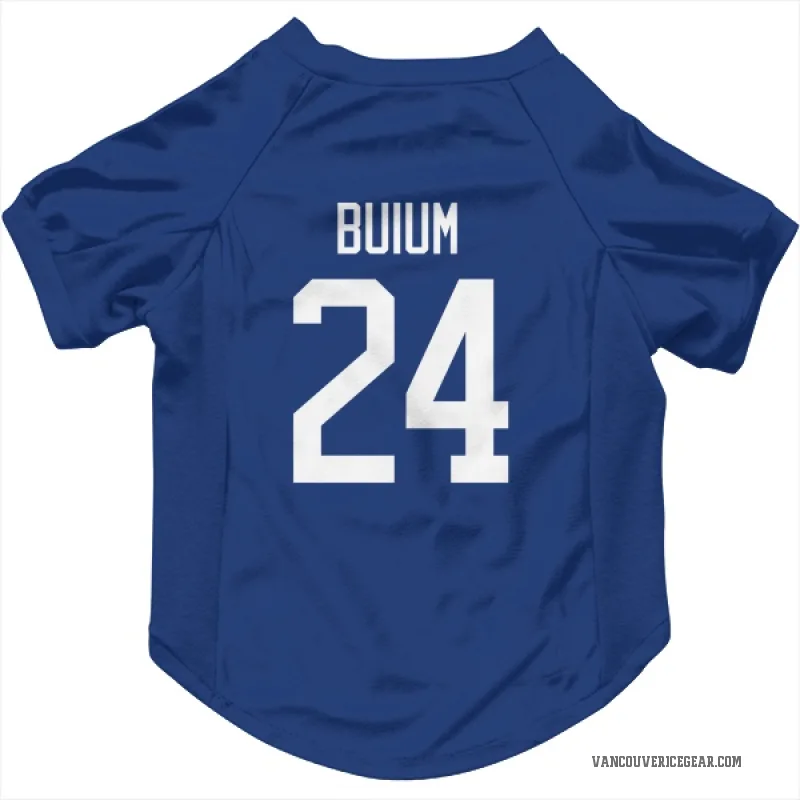 Zeev Buium  Blue Vancouver Canucks  Cat & Dog Pet Jersey